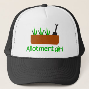 allotment girl trucker hat
