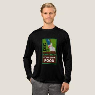 Allotment Vegetable Gardening Tri-Blend Shirt