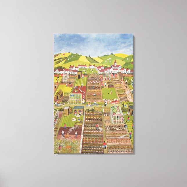 Allotments 2 canvas print (Front)