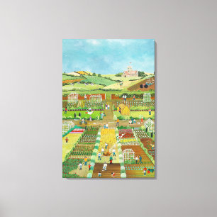Allotments Canvas Print