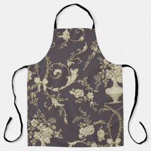 Allover multi motif flowers ornament Seamless patt Apron