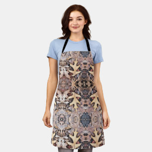 Allover Print Apron Autumn Leaves #2