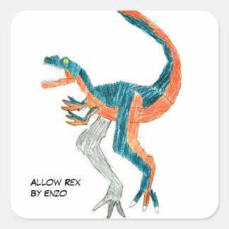 Allow Rex By Enzo Square Sticker