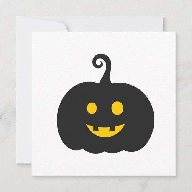 alloween Jack-o-lantern pumpkin  Invitation (Front)