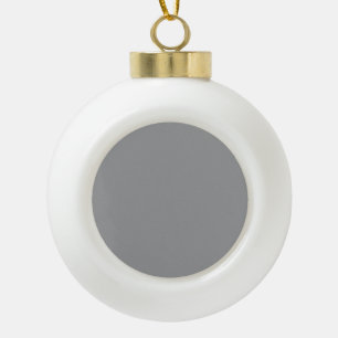 Alloy Classic Colour Coordinating Ceramic Ball Christmas Ornament