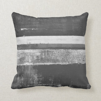'Alloy' Grey Abstract Art Cushion
