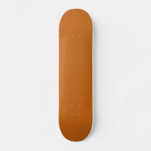 Alloy orange (solid colour) skateboard