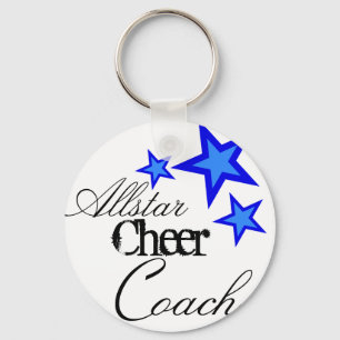 allstar cheer coach key ring