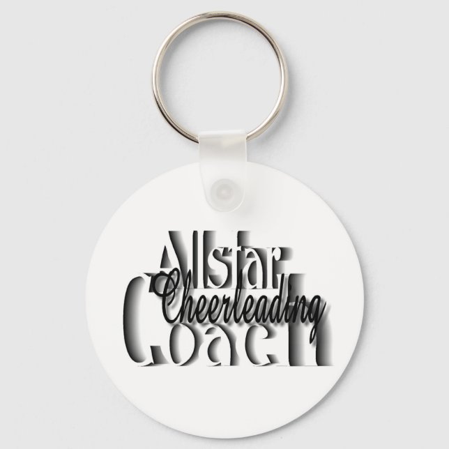 allstar cheerleading coach key ring (Front)