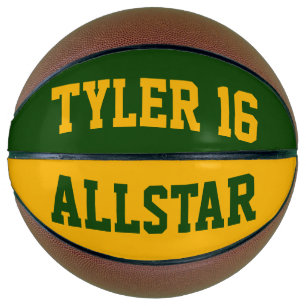 Allstar Green and Gold Basketball