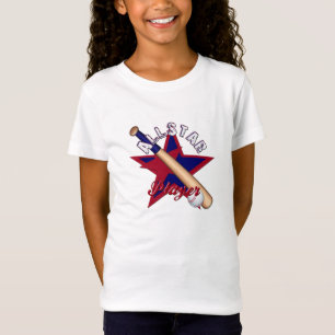 Allstar Player, Ball Players-Girls Babydoll Tshirt
