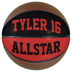 Allstar Red and Black Basketball