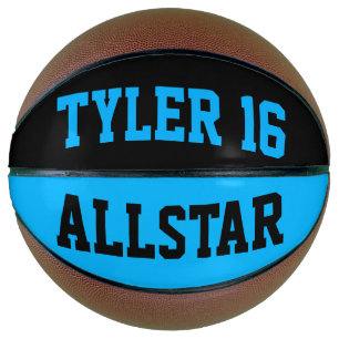 Allstar Turquoise and Black Basketball