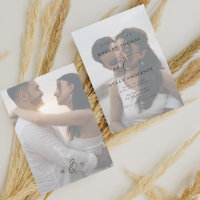 Allure Calligraphy Photo Wedding