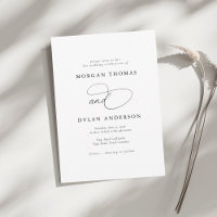 Allure Calligraphy White Wedding