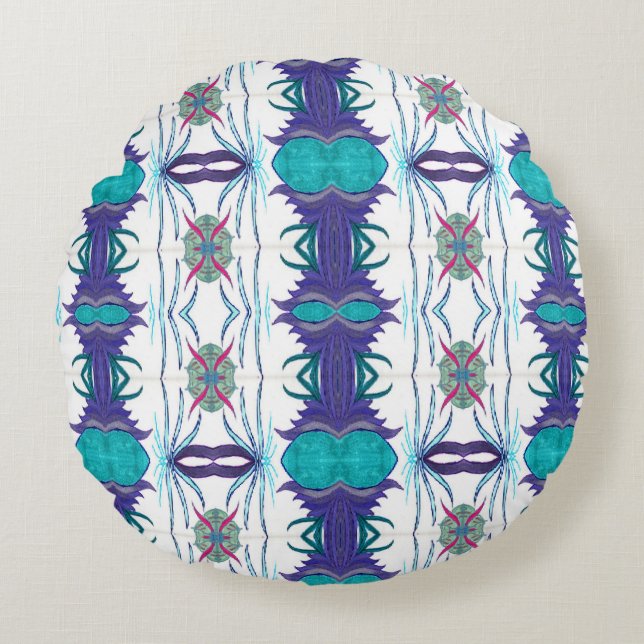 AllureArewa C/M on throw pillow round (Front)