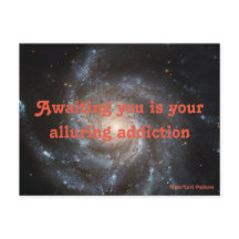 Alluring Addiction Postcard