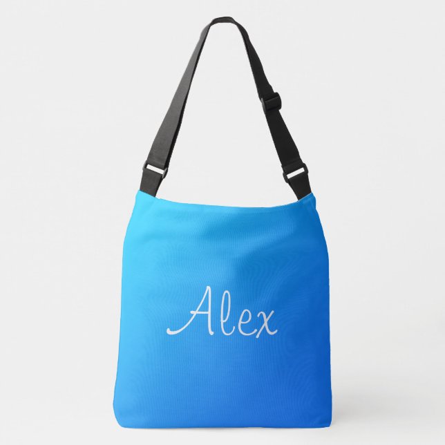 Alluring Aqua Crossbody Bag (Front)