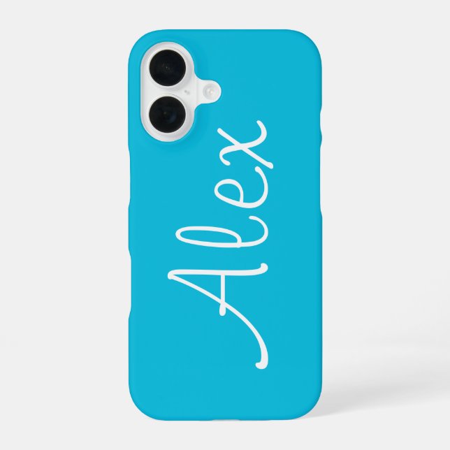 Alluring Aqua iPhone 16 Case (Back)