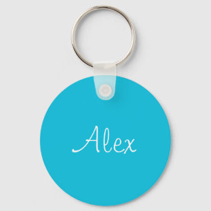 Alluring Aqua Key Ring