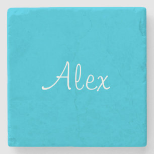 Alluring Aqua Stone Coaster