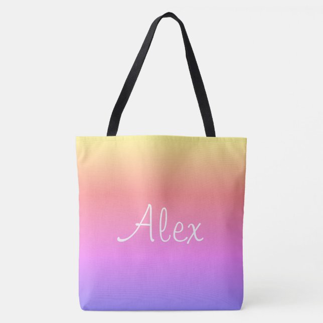 Alluring Aqua Tote Bag (Front)