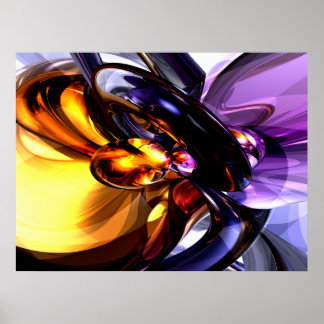 Alluring Grace Abstract Poster