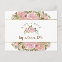 Alluring Rose Vintage Dusty Pink Meal Choice RSVP