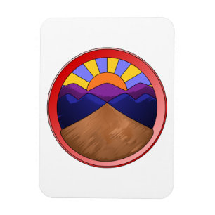 Alluvial Fan Geology Magnet