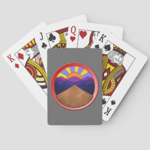 Alluvial Fan Logo Playing Cards