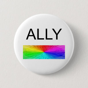 Ally 6 Cm Round Badge