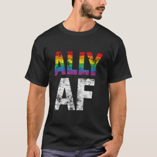 Ally AF Straight Proud Ally T-Shirt
