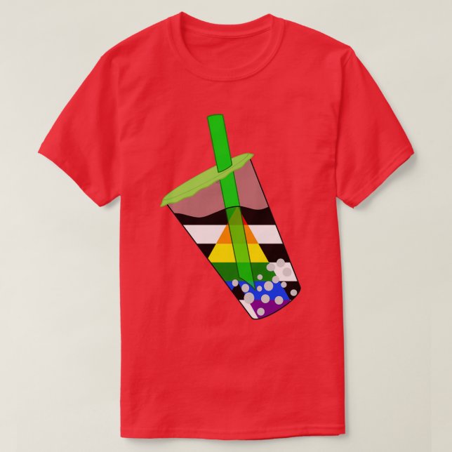 Ally Boba Tea T-Shirt (Design Front)