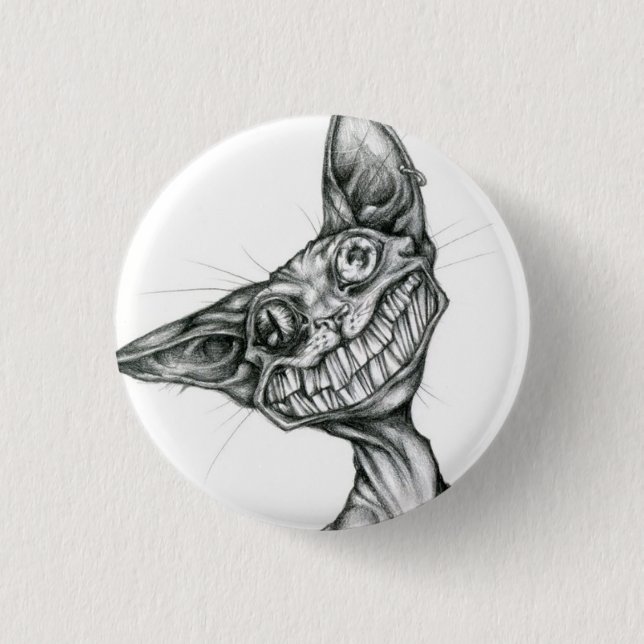 Ally CAt 3 Cm Round Badge (Front)