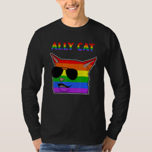 Ally Cat Memes  Smudge The Cat Lgbtq T-Shirt