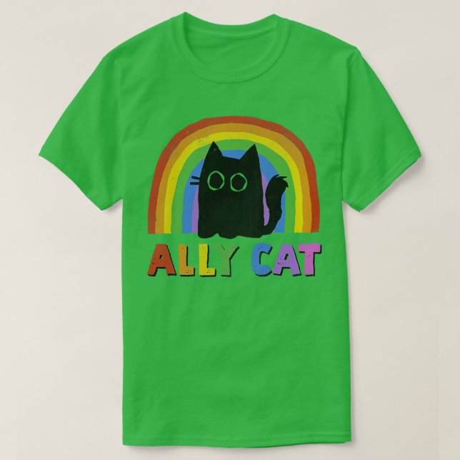 Ally Cat T-Shirt (Design Front)