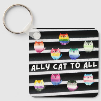 Ally Cat To All Key Ring