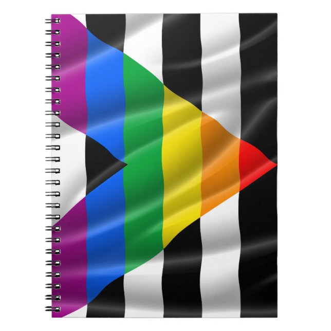ALLY FLAG FLYING -.png Notebook (Front)