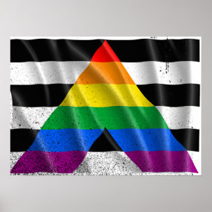 ALLY FLAG FLYING -.png Poster