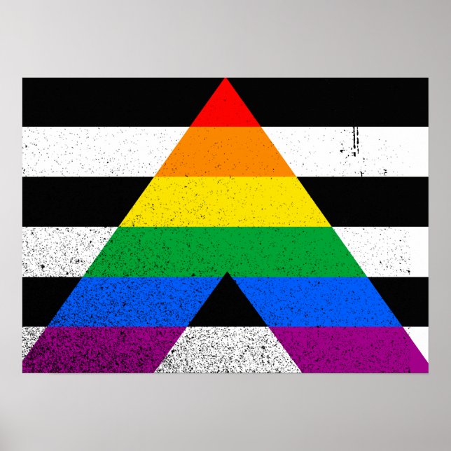 ALLY FLAG ORIGINAL -.png Poster (Front)
