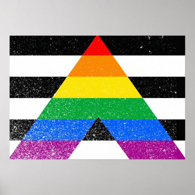 ALLY FLAG ORIGINAL -.png Poster (Front)