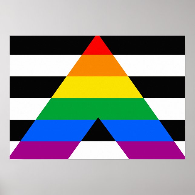 ALLY FLAG ORIGINAL -.png Poster (Front)