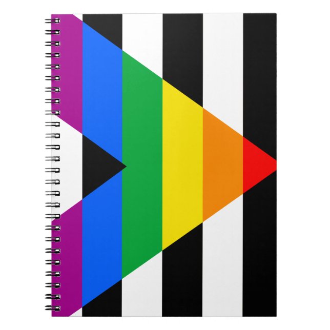 ALLY FLAG ORIGINAL -.png Spiral Notebook (Front)