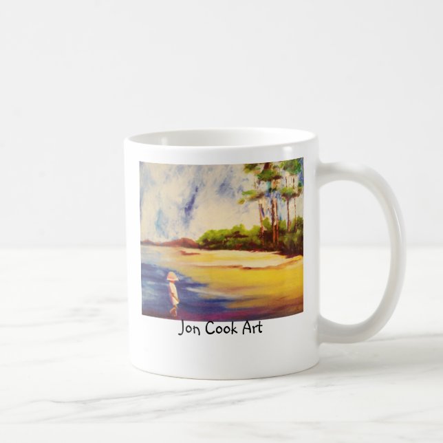 Ally on the Beach, Mug (Right)