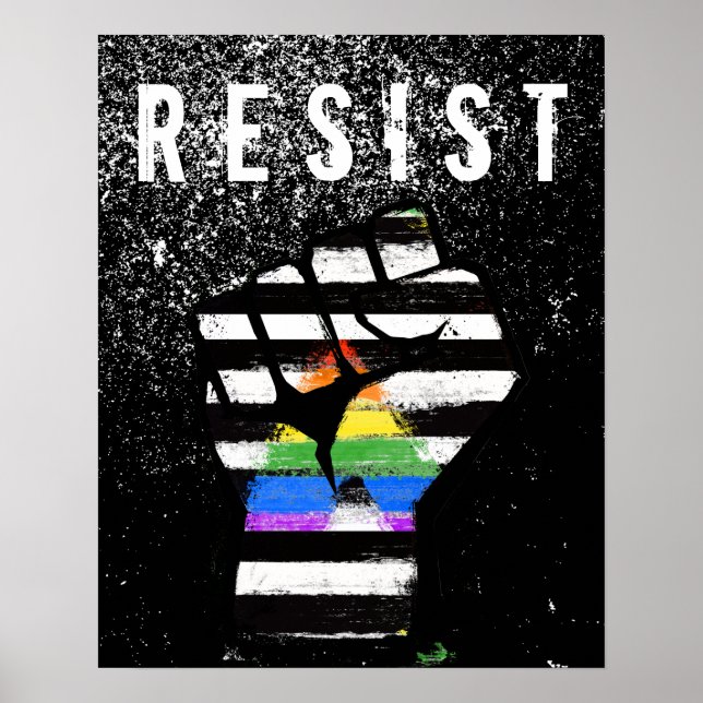 Ally Pride Fist Poster (Front)