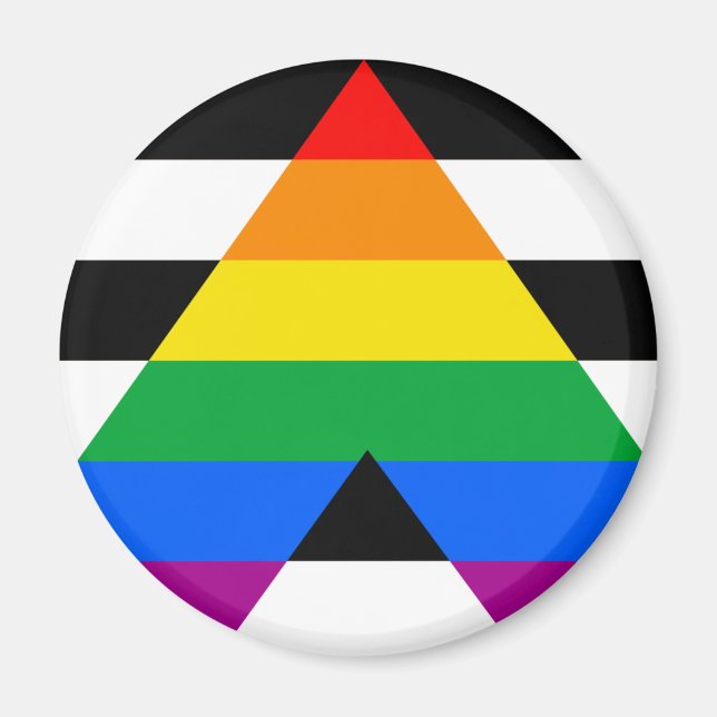 Ally Pride Flag Magnet (Front)