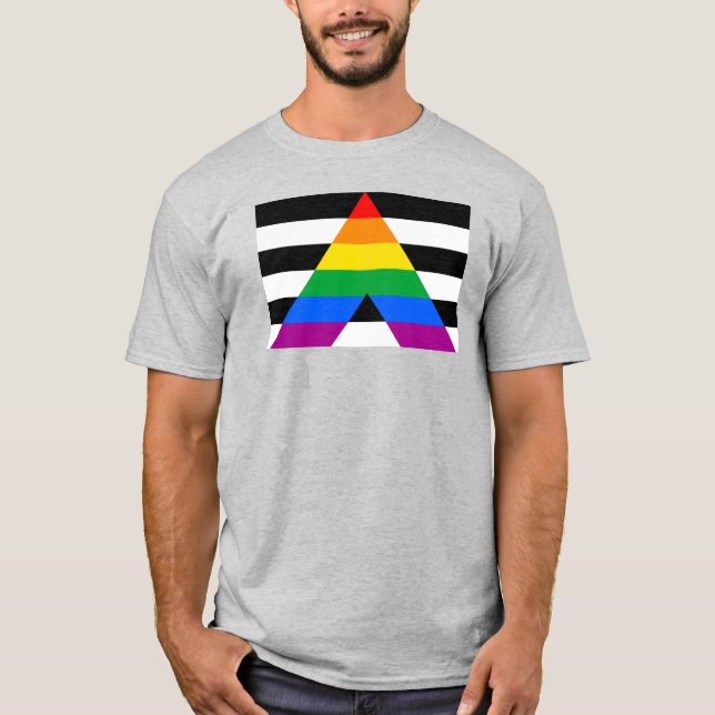 Ally Pride Flag T-Shirt (Front)