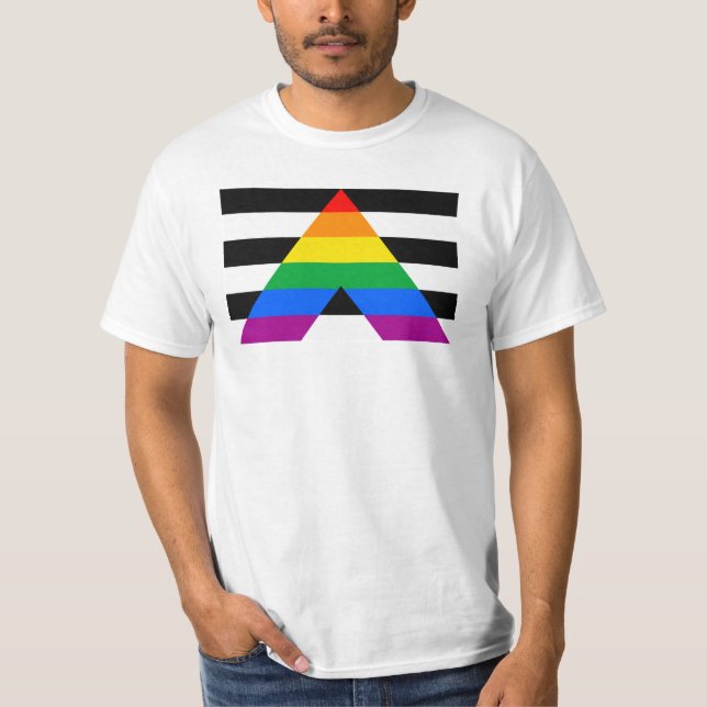 Ally Pride Flag T-Shirt (Front)