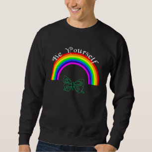 Ally Pride LGBTQ Equality Rainbow Lesbian Gay Tran Sweatshirt