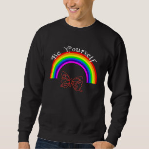 Ally Pride LGBTQ Equality Rainbow Lesbian Gay Tran Sweatshirt